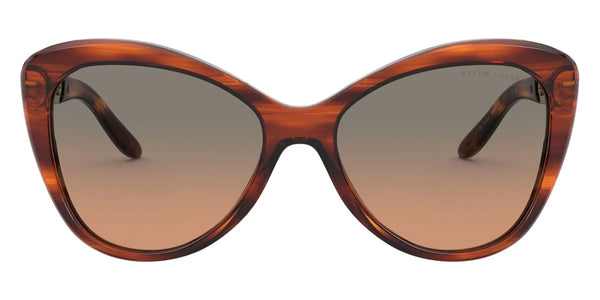 Shiny Striped Havana / Gray Gradient Orange / 56-17-140