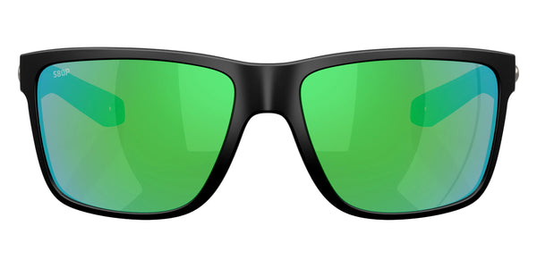 Matte Black / Green Mirrored Polarized / 58-15-134