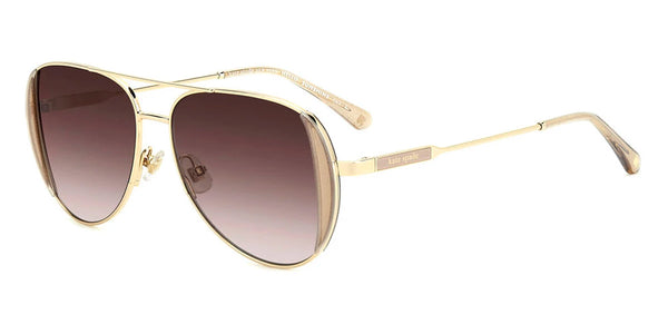 Crystal Gold Glitter / Brown Shaded Polarized / 53-14-140