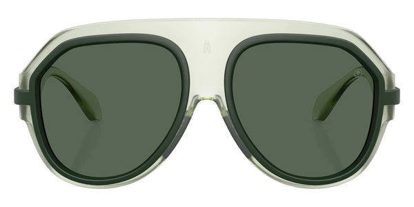 Matte Milky Green / Dark Green Solid / 58-18-145