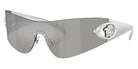 VERSACE VE2280 10006G 42 - Light Gray Mirrored Silver/Silver / Light Gray Mirrored Silver