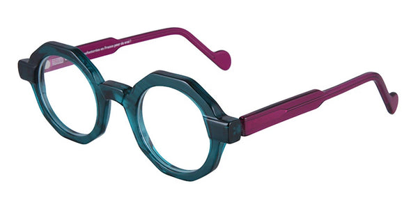 Emerald Green/Transparent Orchid Purple / 44-25