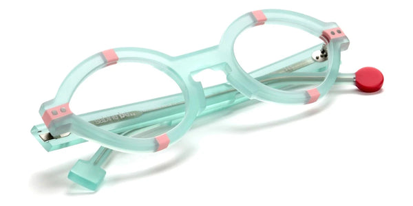 Matte Translucent Turquoise/Mat Peach / 50-26-145