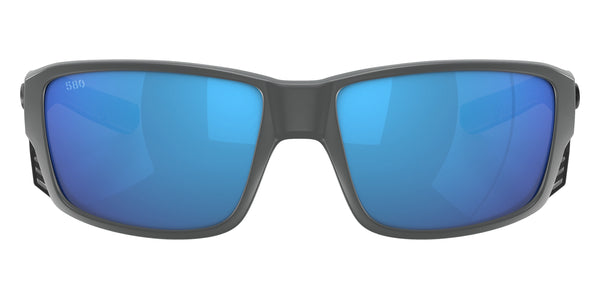 Matte Gray / Blue Mirrored Polarized / 60-16-123