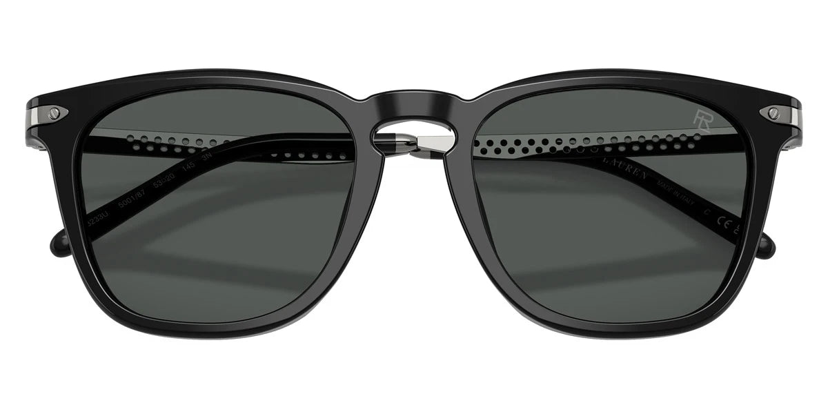 RALPH LAUREN RL8233U 500187 53 - Black/Semi Shiny Dark Gunmetal / Gray
