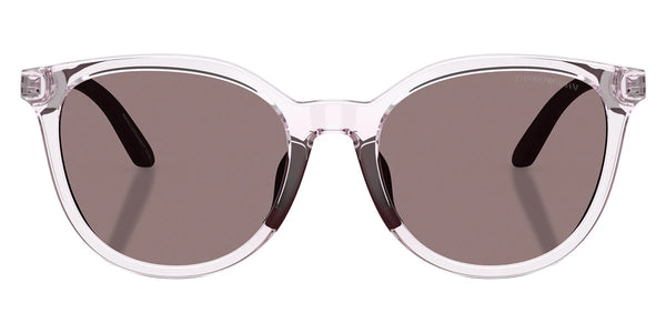 Shiny Transparent Pink/Matte Silver / Dark Purple / 49-17-130