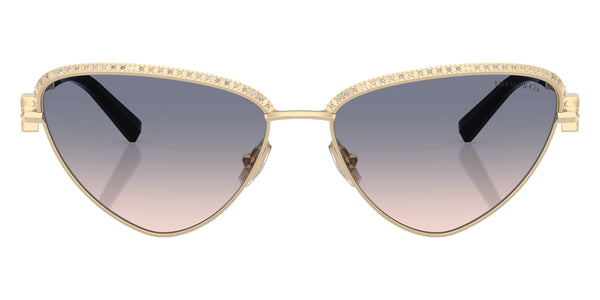 Pale Gold Plated / Light Brown Gradient Blue / 59-16-140