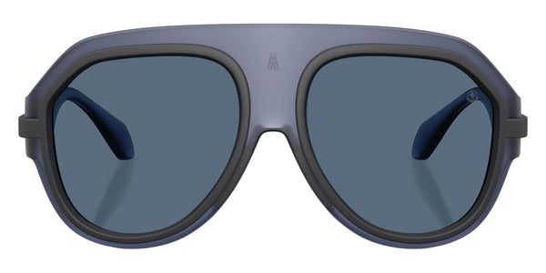 Matte Transparent Blue / Solid Blue / 58-18-145