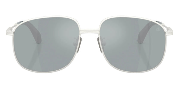 Matte Silver / Mirrored Blue / 56-16-145