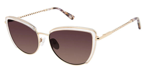 Crystal/Gold / Gray-Yellow Gradient Polarized / 54-16-135