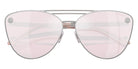 VERSACE VE2267 10007V 64 - Silver / Pink Mirrored White