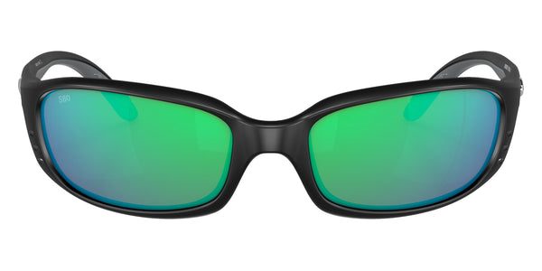 Matte Black / Green Mirrored Polarized / 59-18-130