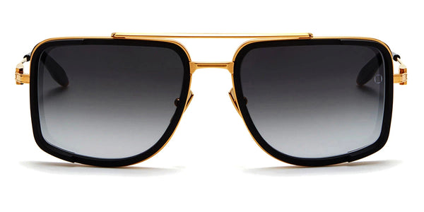 Yellow Gold/Matte Black / Dark Gray to Clear AR / 59-20-147