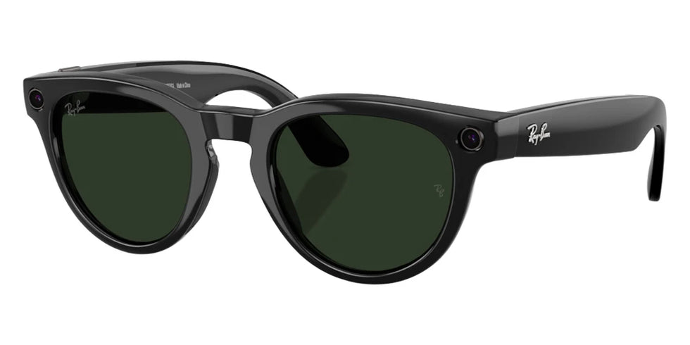 Ray-Ban RW4013 601/1M 50 - Shiny Black / Clear/Graphite Green Transitions