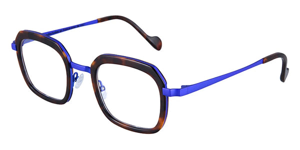 Tortoiseshell/Matte Bright Blue / 49-25
