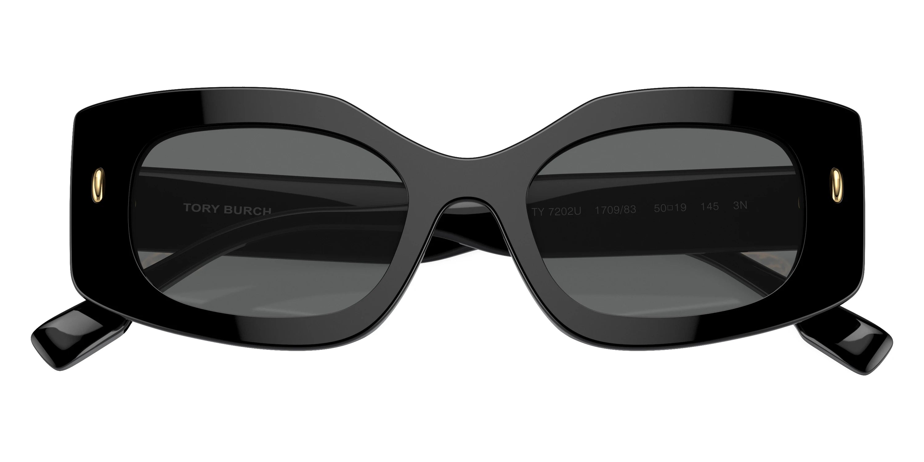 Tory Burch TY7202U 170973 50 - Black / Dark Gray