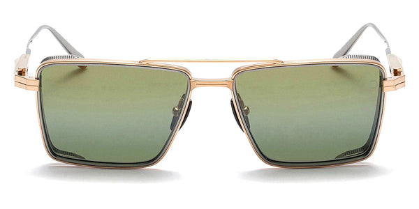 Brushed White Gold/Matte Black Palladium / Dark Olive/Gold Flash Mirrored AR / 55-16-152