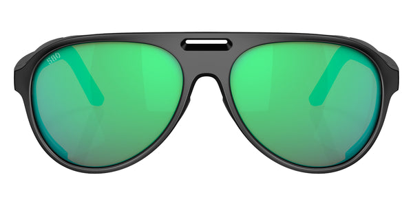 Matte Black / Green Mirrored Polarized / 59-15-138