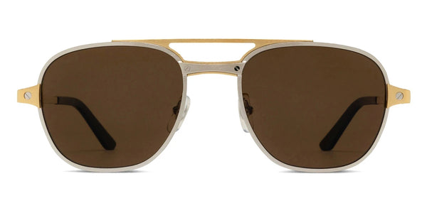 Silver/Gold / Brown Polarized AR / 56-21-145