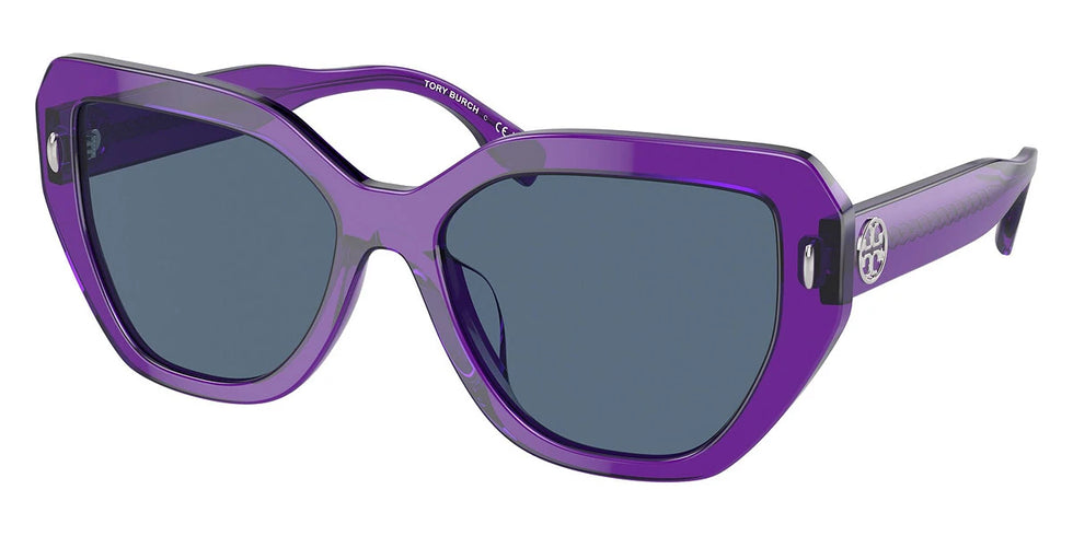 Tory Burch TY7194F 193580 57 - Transparent Purple / Dark Blue