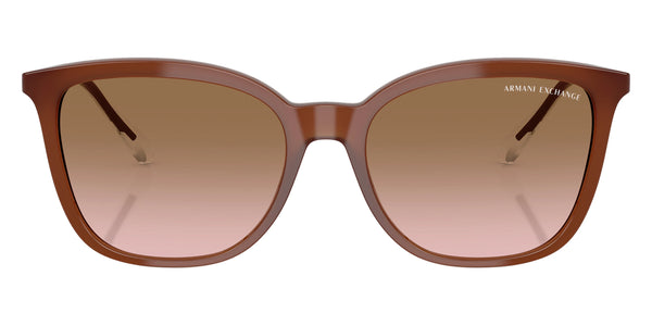 Opalescent Dark Brown/Shiny Dark Brown / Pink Gradient Gray / 55-17-145