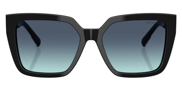 Crystal on Black / Azure Gradient Blue / 55-17-140