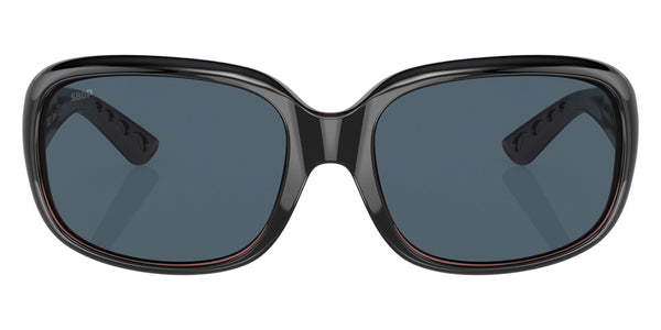 Shiny Black/Hibiscus / Gray Polarized / 58-17-135