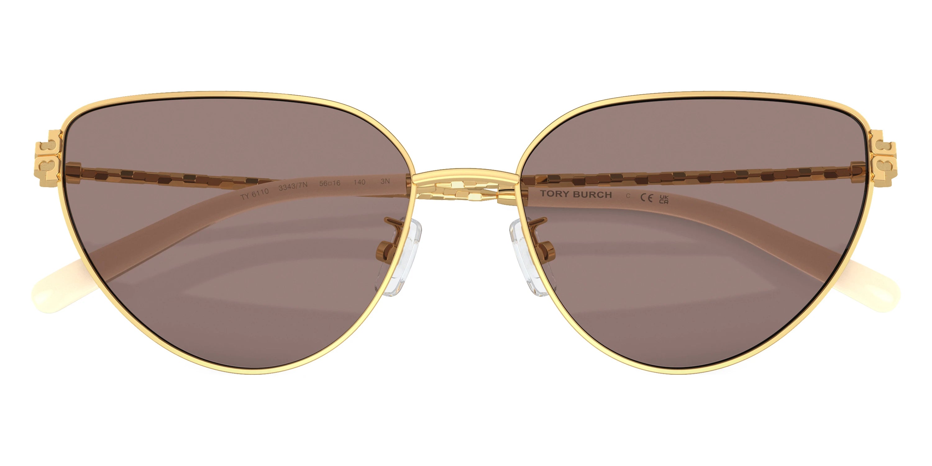 Tory Burch TY6110 33437N 56 - Gold / Light Purple and Brown Mirrored