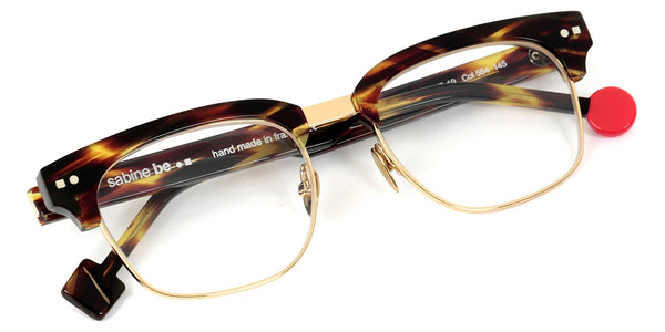 Shiny Dark Veined Tortoiseshell/Polished Pale Gold / 52-19-145