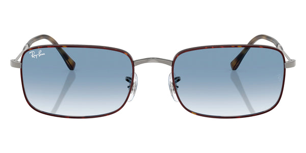 Havana on Gunmetal / Clear Gradient Blue / 56-20-145