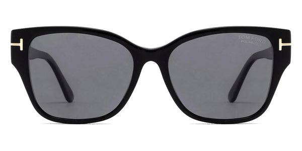 Shiny Black / Smoke Polarized / 55-17-140