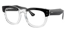 Ray-Ban RX0298VF 2034 50 - Black on Transparent