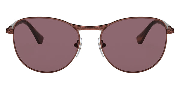 Shiny Brown/Striped Brown / Dark Violet Polarized / 54-18-145