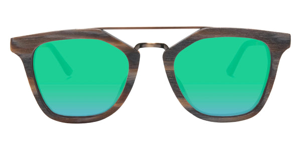Camo Tortoise / Green Mirrored Polarized / 48-22-143