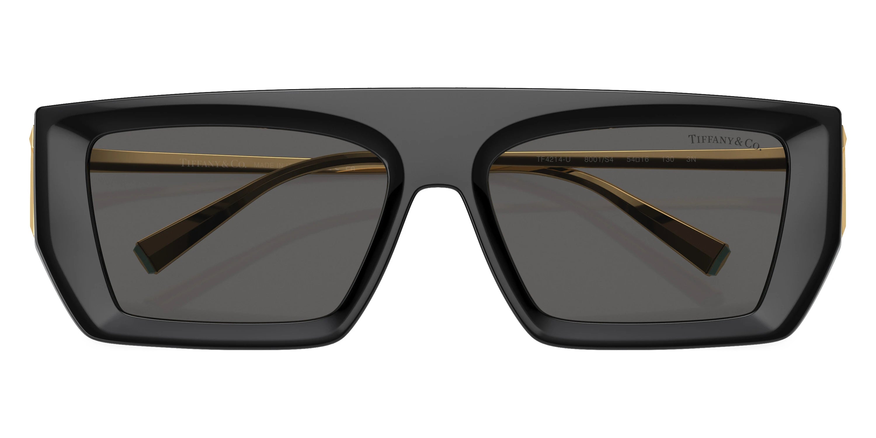 TIFFANY TF4214U 8001S4 54 - Black/Yellow Gold / Dark Gray