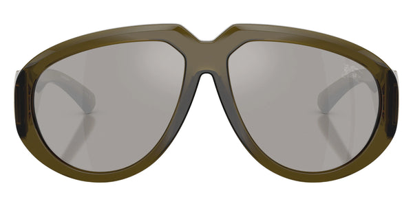 Green / Light Gray Mirrored Silver / 58-14-135