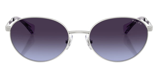 Shiny Silver / Azure Gradient Blue / 55-18-145