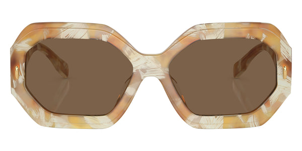 New Honey Tortoise / Solid Dark Brown / 57-15-145