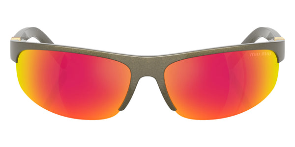 Khaki Metal / Brown Mirrored Orange / 70-14-120