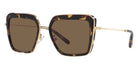 Tory Burch TY6099 336373 53 - Dark Tortoise / Dark Brown