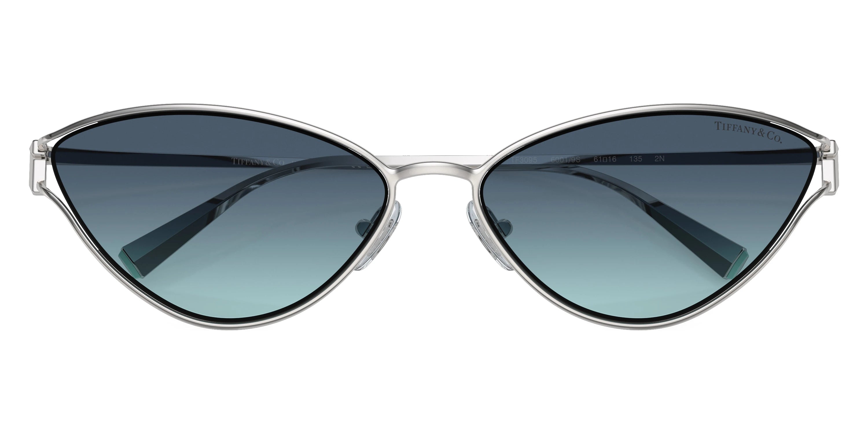 TIFFANY TF3095 60019S 61 - Silver / Azure Gradient Blue