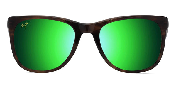 Shiny Melange Brown Classic Havana / MAUI Green® / 56-20-145