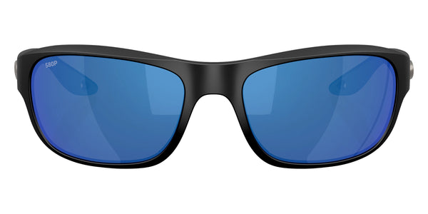 Matte Black / Blue Mirrored Polarized / 58-18-133