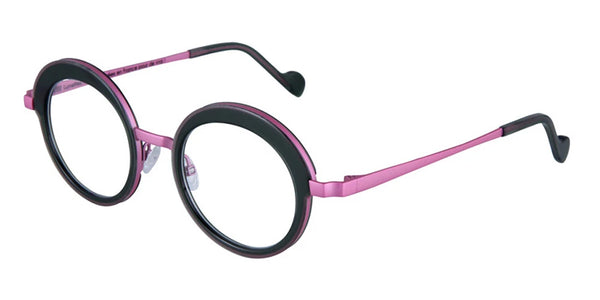 Transparent Green/Dark Candy Pink / 46-22