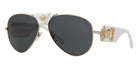 VERSACE VE2150Q 134187 62 - Gold / Gray 134187