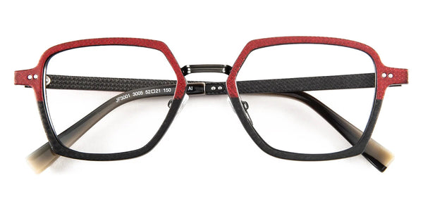 Fiber Glasses Red/Carbon/Gunmetal / 52-21-150