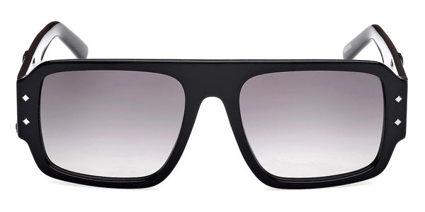 Shiny Black / Gradient Smoke / 55-18-140