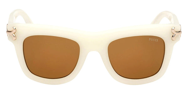 Shiny White / Brown / 50-22-140