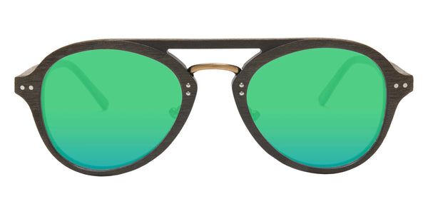 Chestnut / Green Mirrored Polarized / 50-20-145