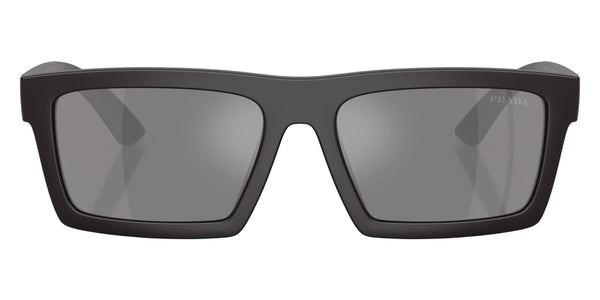 Matte Gray/Black Rubber / Gray Mirrored Silver / 55-18-145